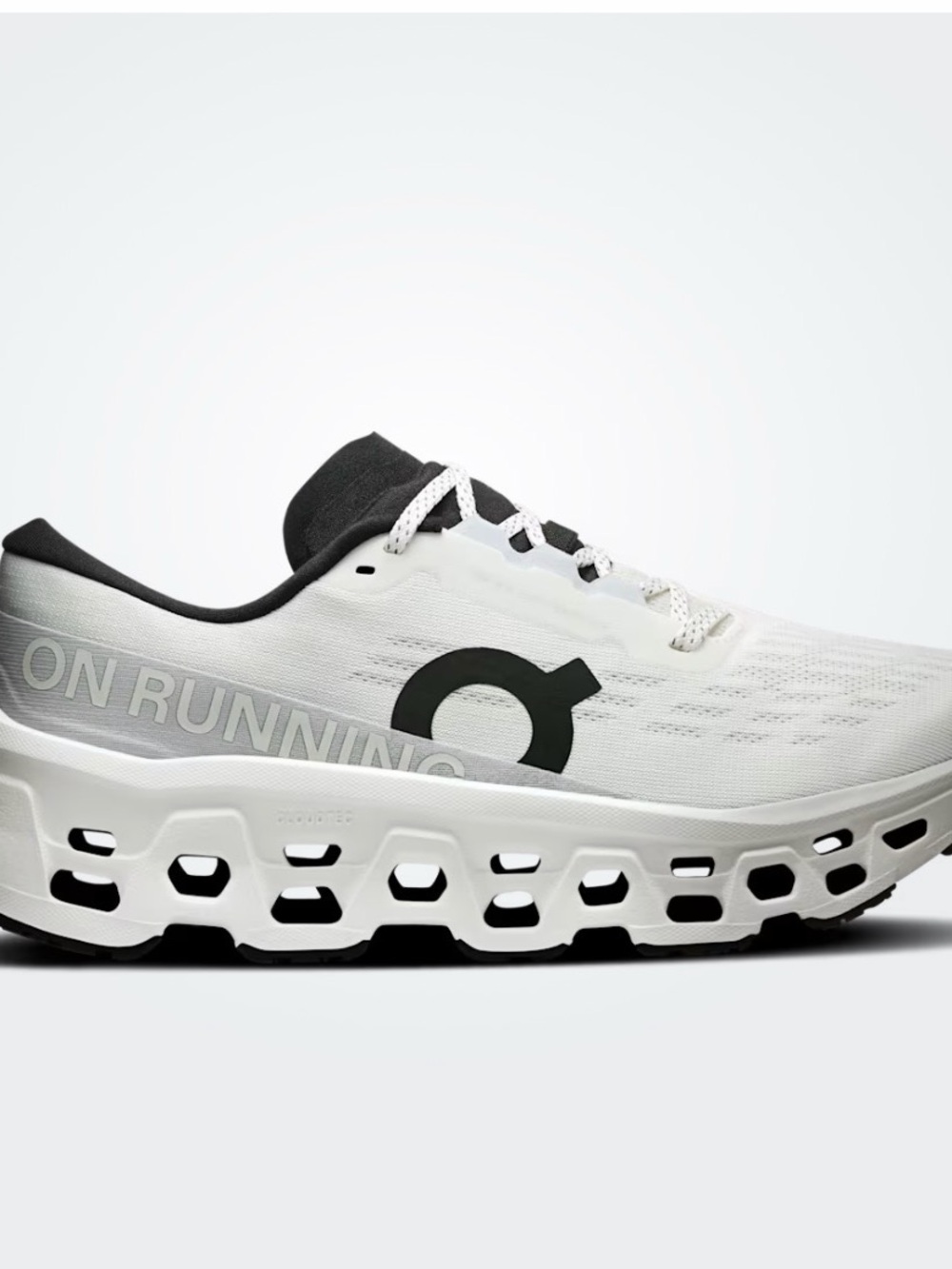 On Running Women's White and Black Cloud-Style Athletic Shoe